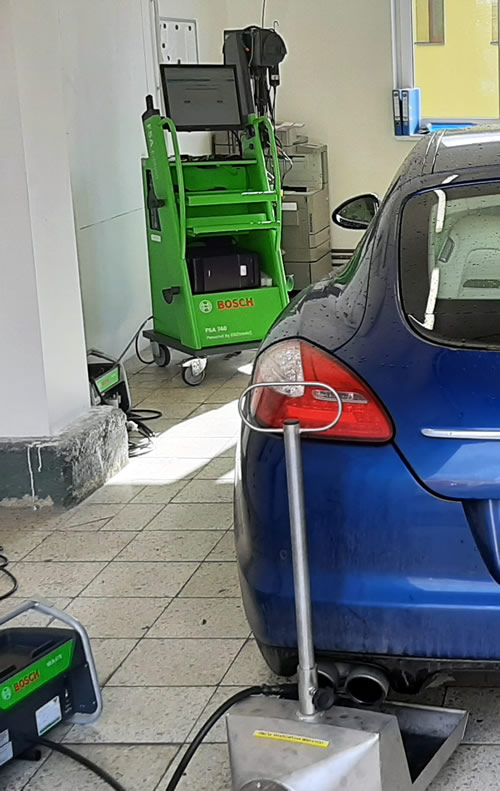Měření emisí a diagnostika